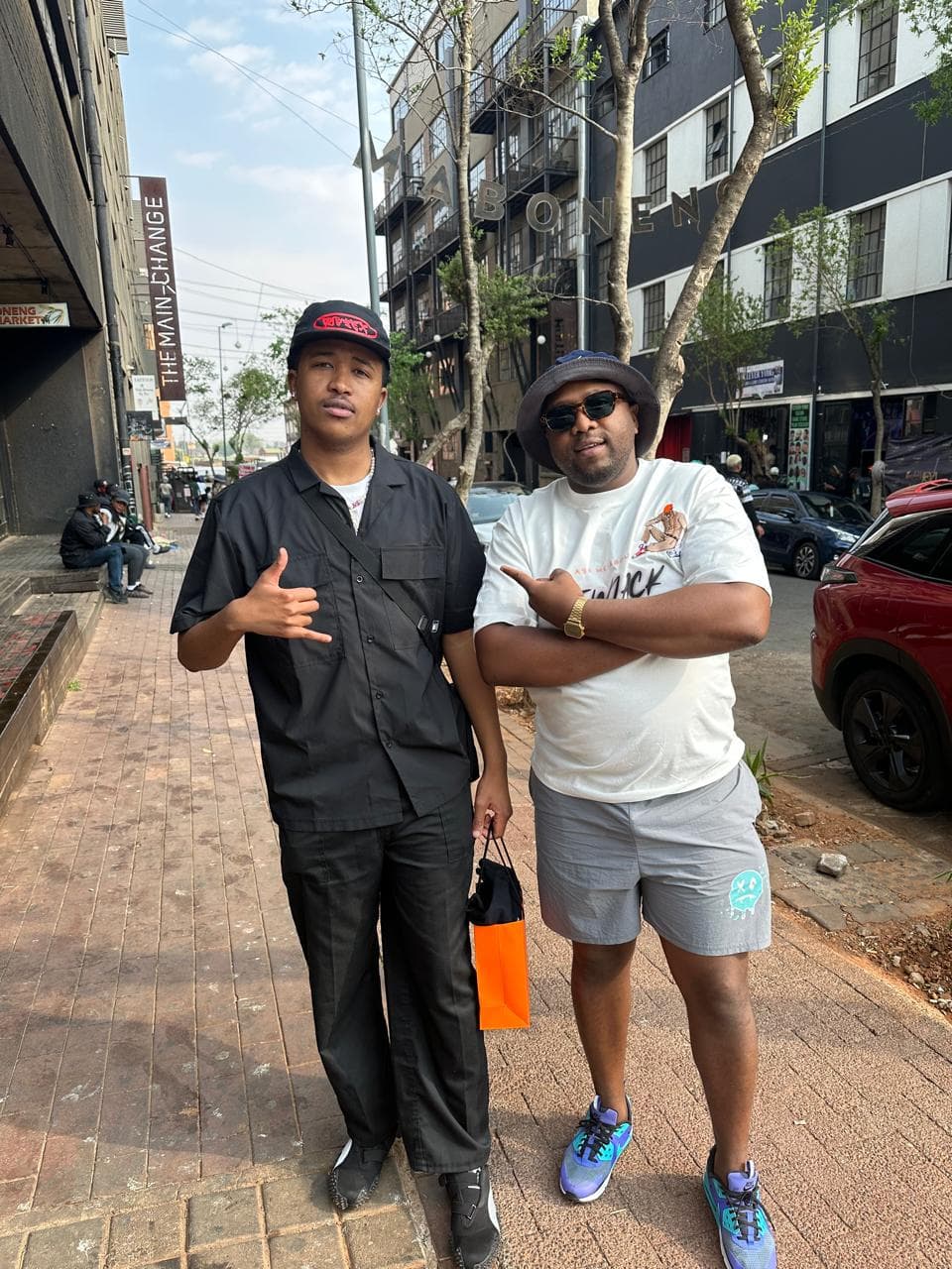 NewJack worn by @lowfeye__ in Maboneng, Johannesburg